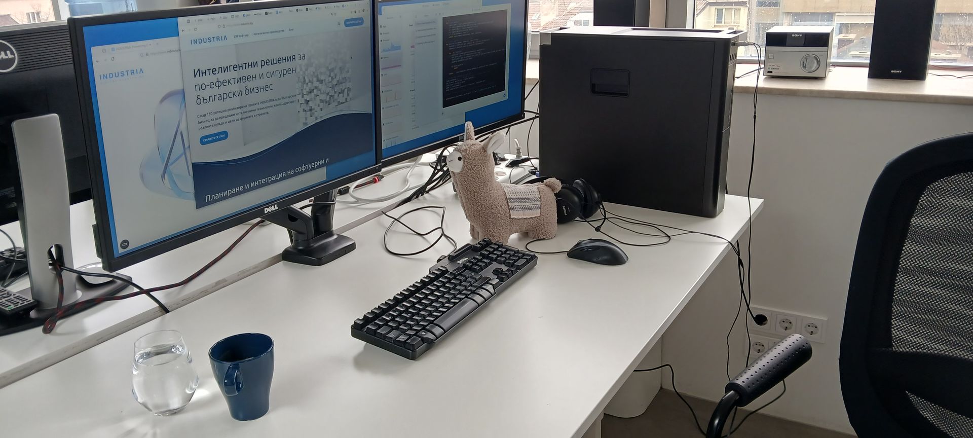 ML workstation with llama